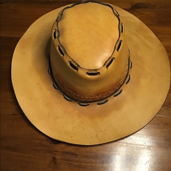 LEATHER COWBOY HAT - Picture 9 of 12